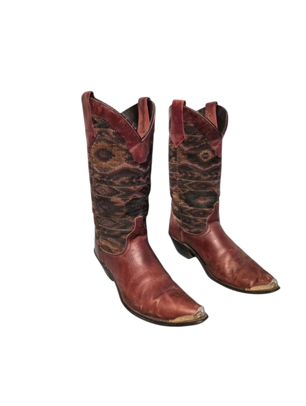 Dingo Distressed Brown Leather Cowboy Cowgirl Western Boots Women's Size 6M